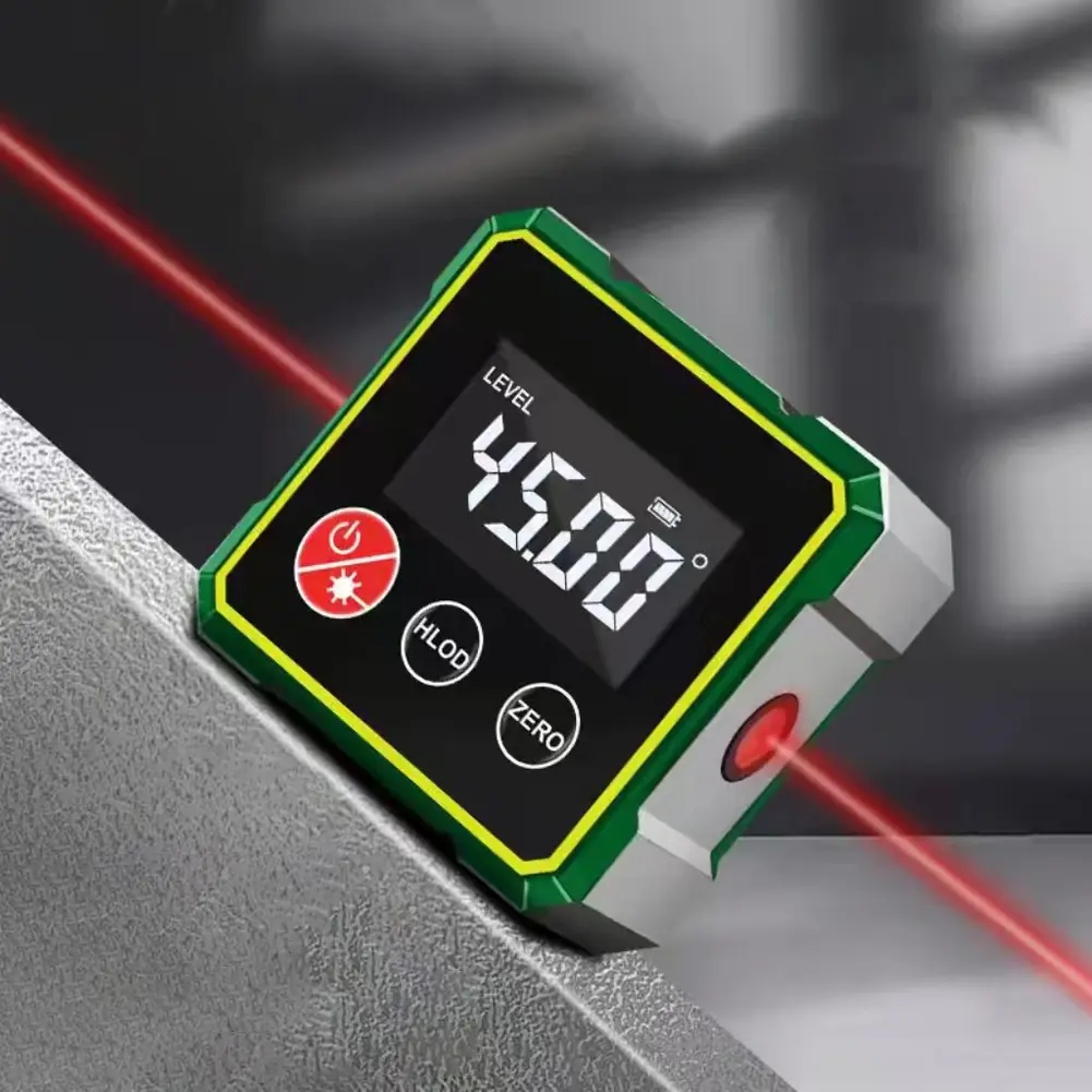 Magnetic LCD Digital Protractor Inclinometer Gauge Level Angle Measurement Tool for Miter Saw Automobile Test and Repair and Ect