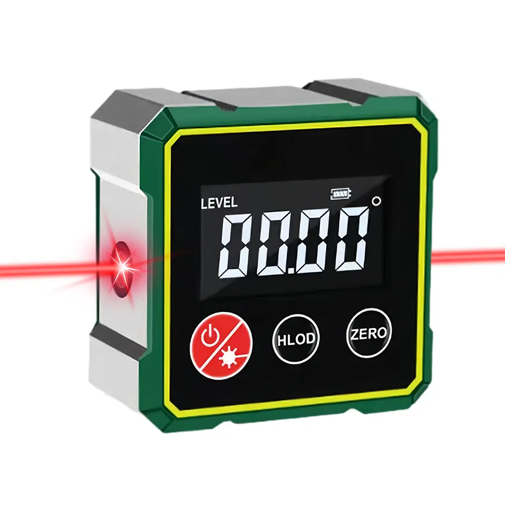 Magnetic LCD Digital Protractor Inclinometer Gauge Level Angle Measurement Tool for Miter Saw Automobile Test and Repair and Ect