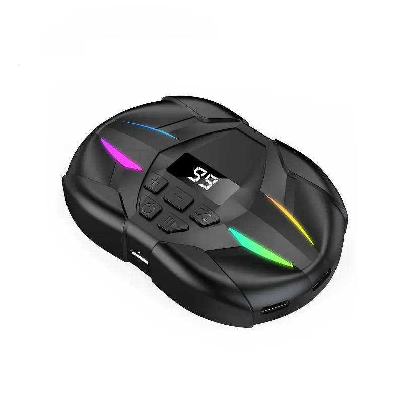 Mobile Phone Screen Auto Clicker Adjustable Silent Clicker with Digital Display & RGB Light for Gamings Shopping Live Broadcasts