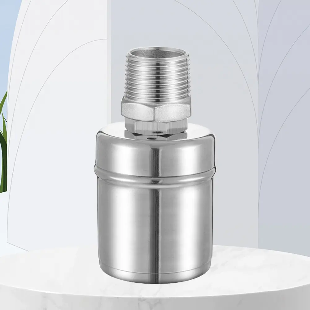 1/2 3/4 1Inch Float Ball Valve Water-Saving Water Level Float Valve Corrosion-Resistant Heat-resistant for Kitchen Stove Faucet