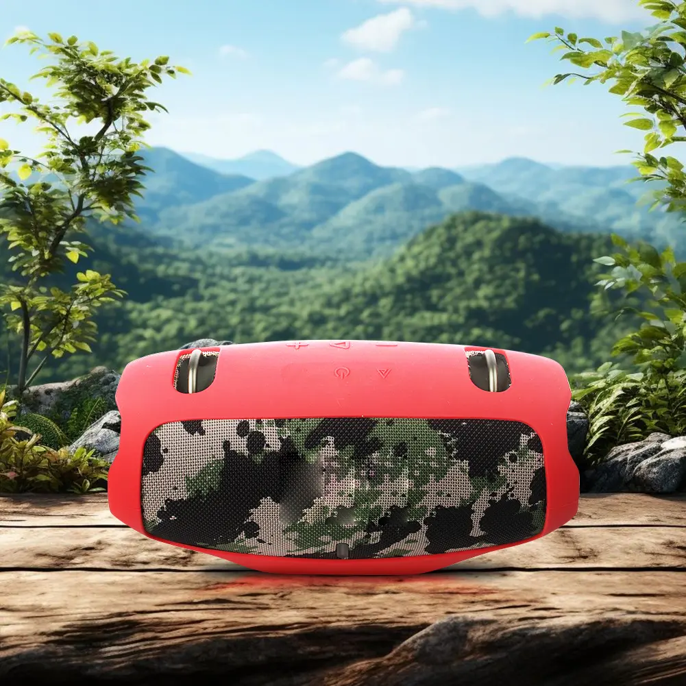 Silicone Case Cover for JBL Xtreme 4 BT Speaker Silicone Protective Skin Case Portable Travel Case Speaker Storage Shell Cover