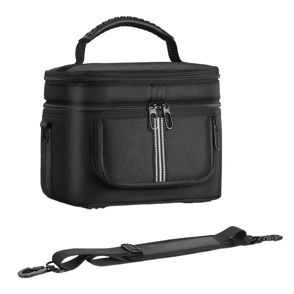 Carrying Case for Ef Ecoflow River 2 Travel Storage Bag Protective Case Dustproof Multiple Pockets with Shoulder Strap & Handle