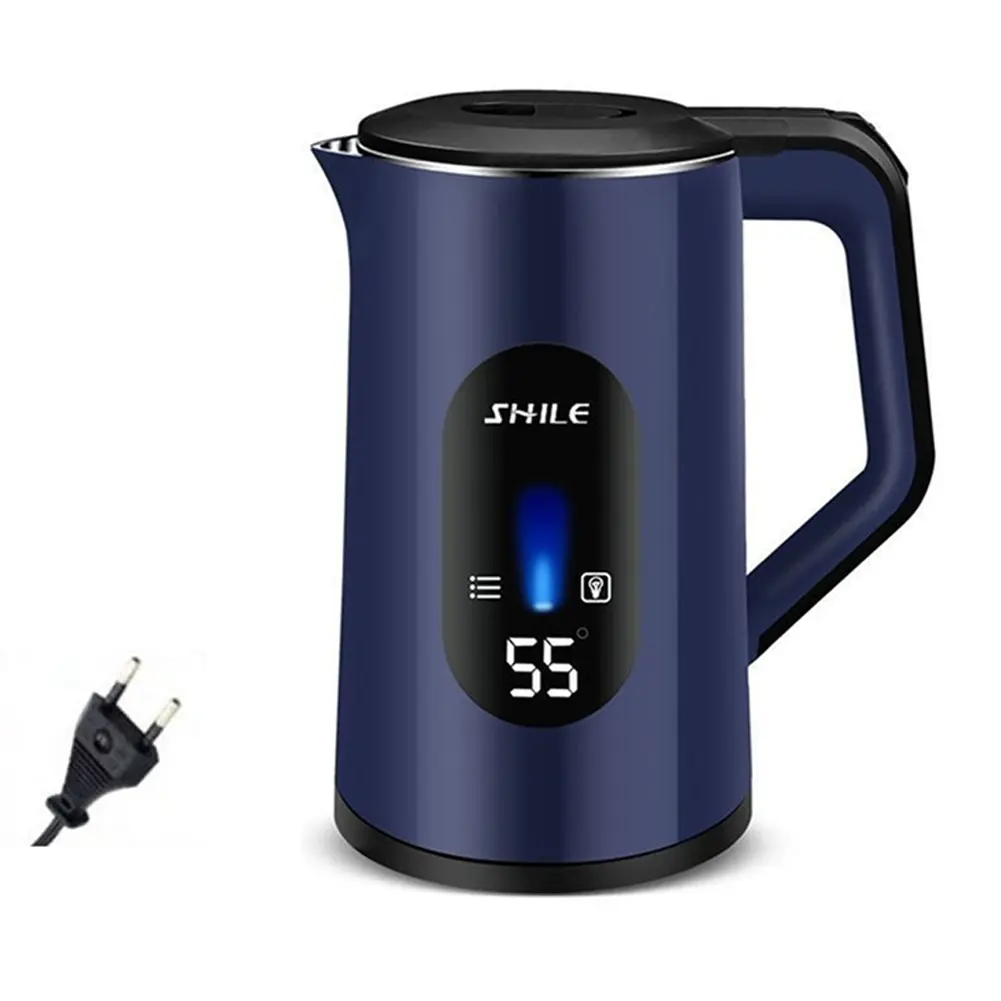 3L Stainless Steel Electric Digital Display Thermal Water Kettle Auto-Shutoff Boil Water Pot 1500W Fast Boil Home Kitchen Tool