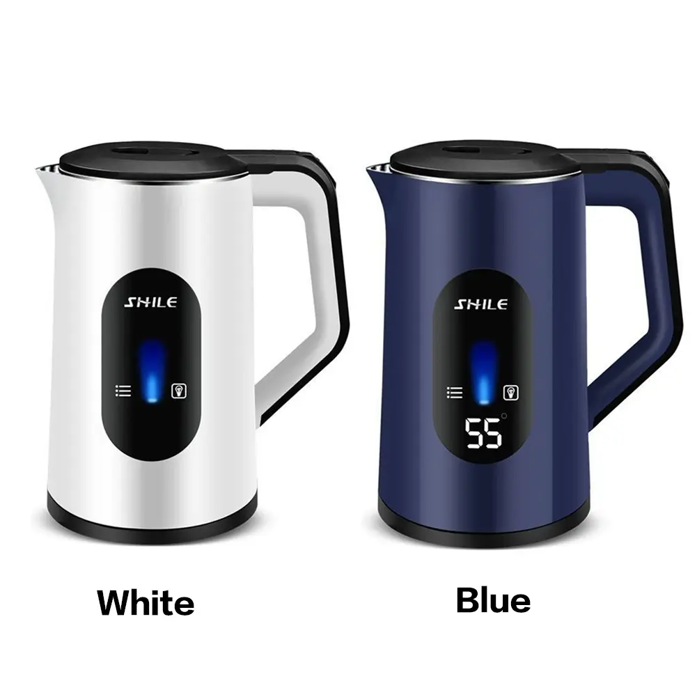 3L Stainless Steel Electric Digital Display Thermal Water Kettle Auto-Shutoff Boil Water Pot 1500W Fast Boil Home Kitchen Tool