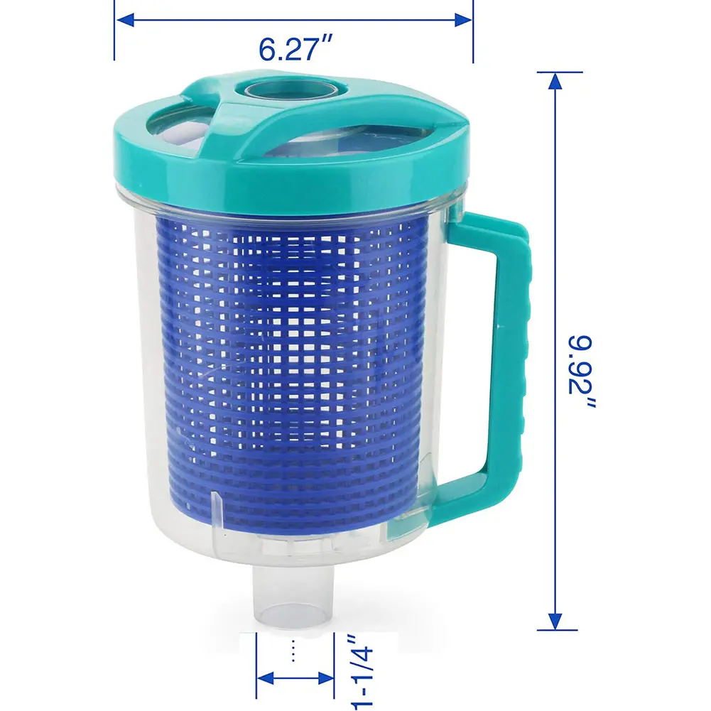 Inline Pool Leaf Canister Pool Vacuum Filter Pool Leaf Collector for Hayward W560 W26705 Pentair R211084