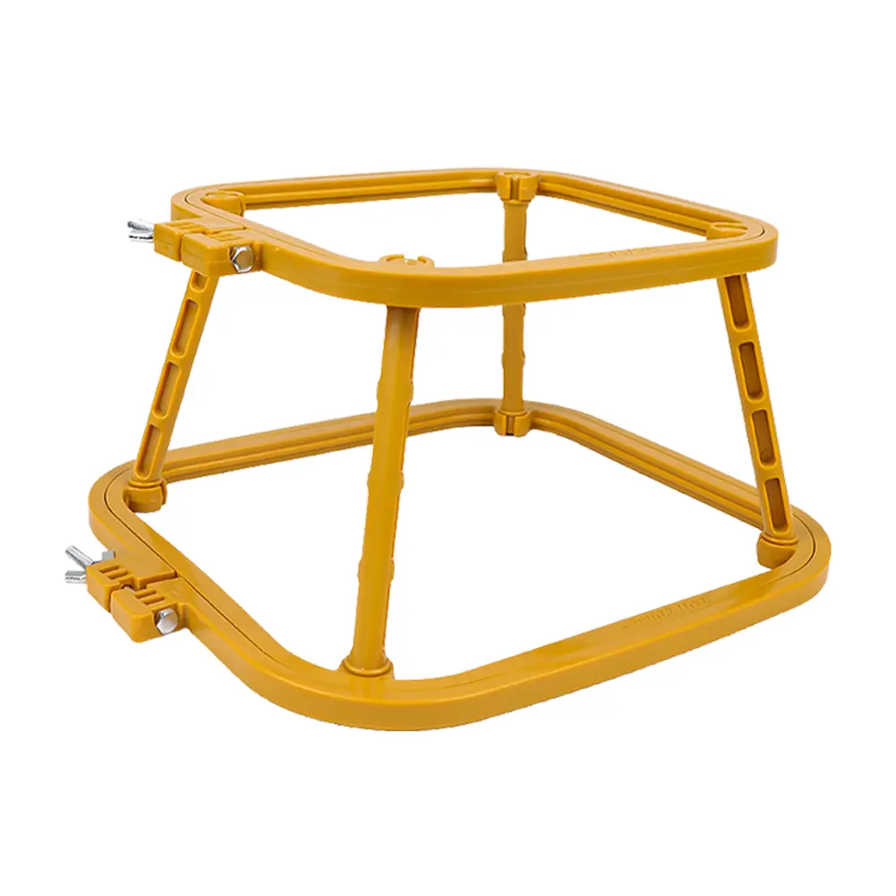 Cross Stitch Rack Multifunctional Plastic Cross-Stitch Hoop Removable 2 Tier Square Embroidery Hoop for Embroidery Silk-Painting