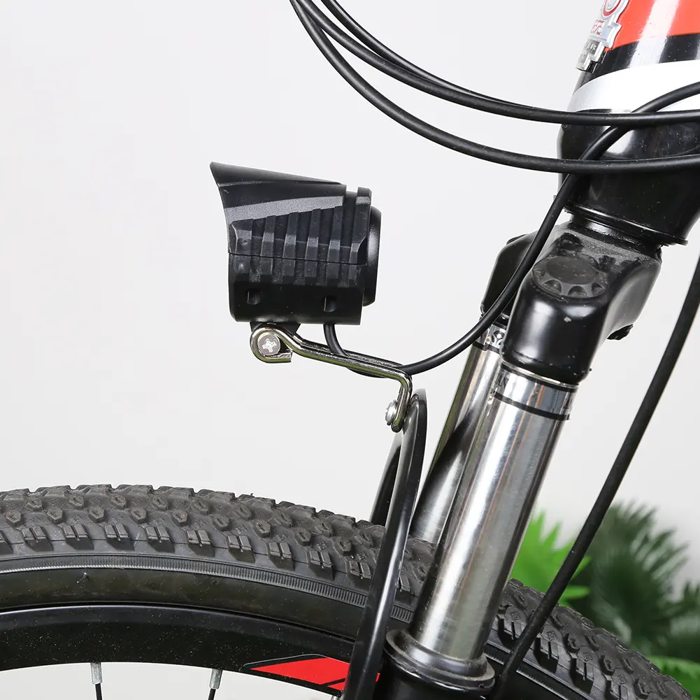 Electric Bicycle Light with Horn 48V Energy Saving Electric Scooter LED Front Light Easy Installation Cycling Accessories