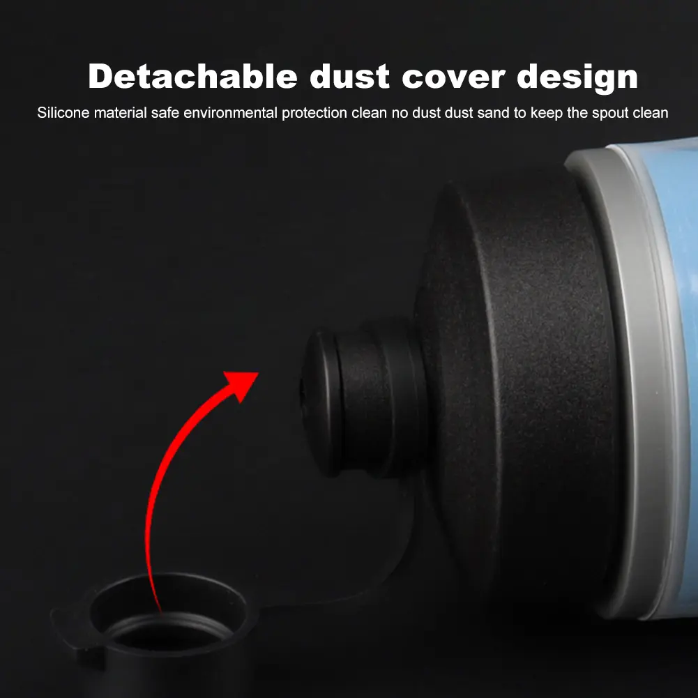 610ml Insulated Bike Water Bottle with Dust Cover Squeeze Sports Bottle Keep Water Cooler Cycling Water Bottle for Cold Drinks