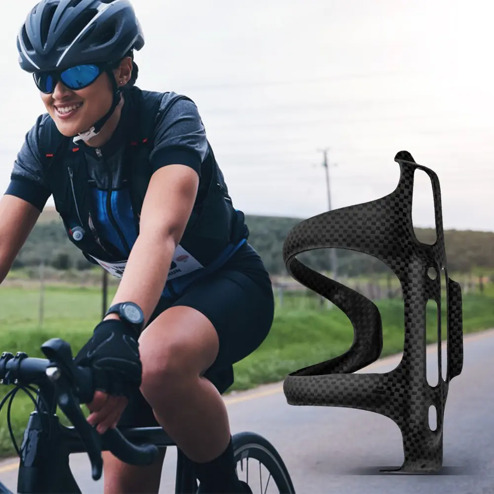 Bike Water Bottle Cage Bicycle Bottle Holder Full Carbon Fiber Water Bottle Rack Bike Water Bottle Bracket Cycling Accessories
