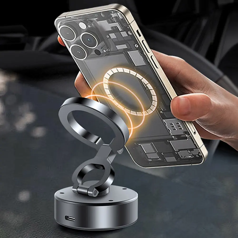 Magnetic Car Phone Holder Car Phone Bracket Anti Shake Foldable Phone Stand Hands Free Smartphone Support Car Accessories