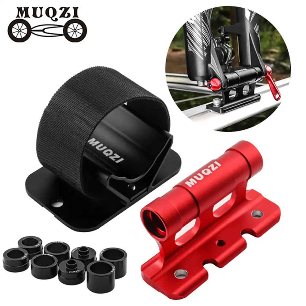 MTB Road Bike Car Carry Bicycle Fixed Front Fork Bracket Quick Release Fixed Mount Parking Holder Rack Adapter