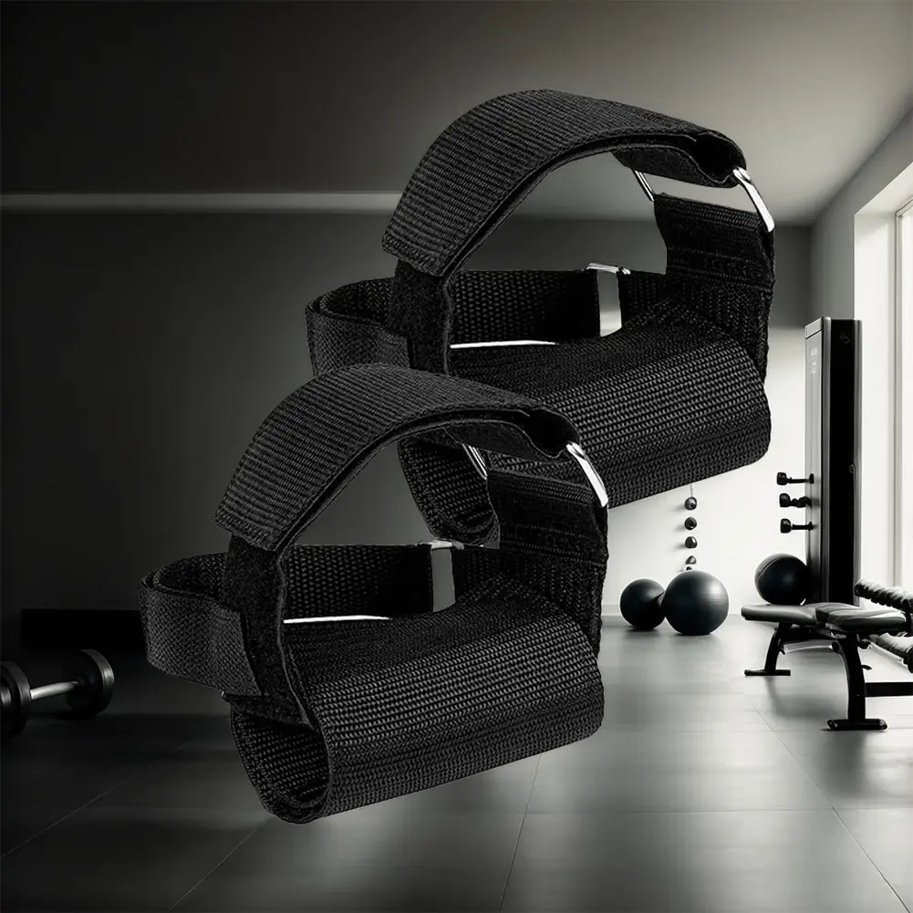 Dumbbell Ankle Strap Tibialis Trainer with Hook and Loop Fastener Feet Dumbbell Attachment for Leg Muscles Strength Training