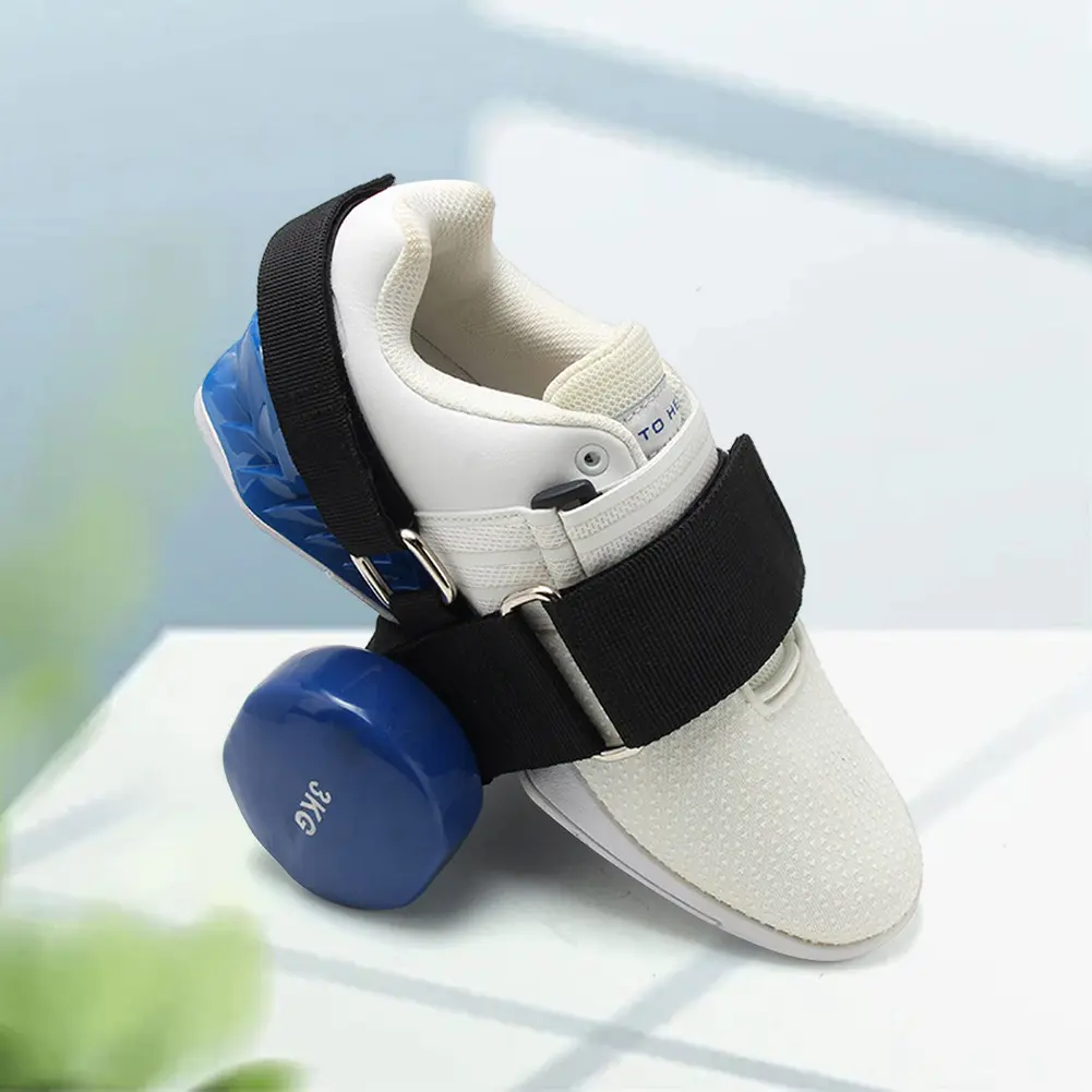 Dumbbell Ankle Strap Tibialis Trainer with Hook and Loop Fastener Feet Dumbbell Attachment for Leg Muscles Strength Training