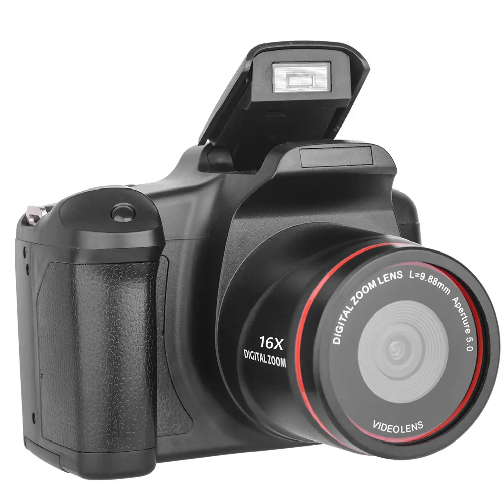 Digital Camera 16X Zoom Camcorder with 2.4 Inch LCD Screen Vlogging Camera for Photography and Video
