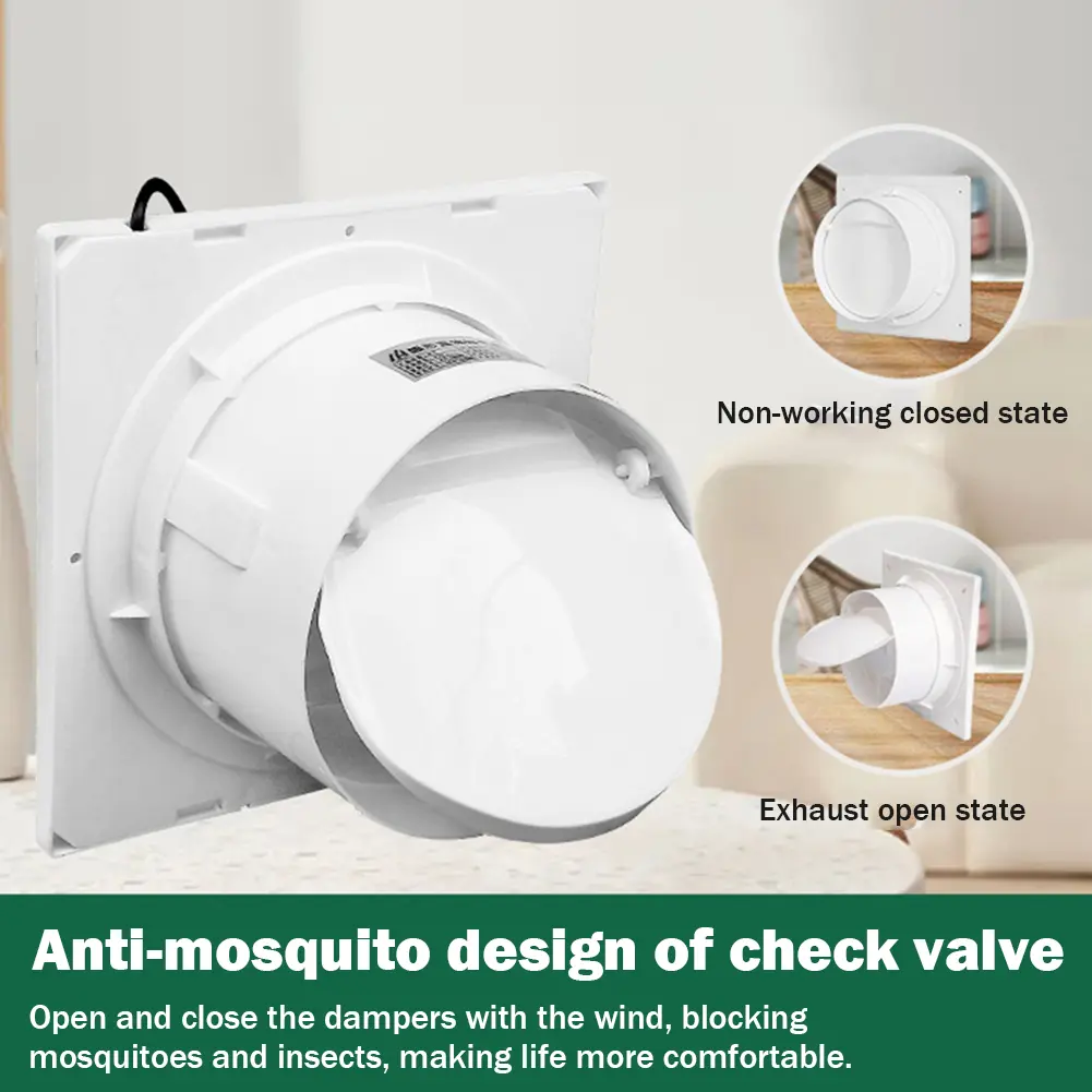 Solar 12V Exhaust Fan High Speed Air Vent Window Wall Fan Energy-saving Extractor Fan Durable Kitchen Bathroom Chicken/Duck Coop
