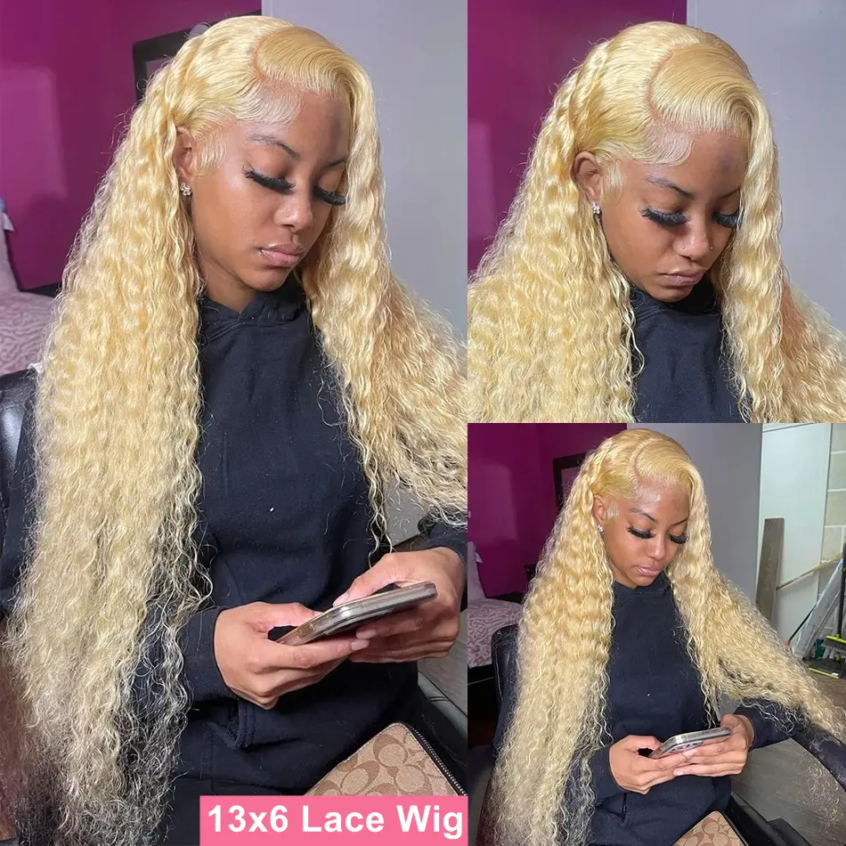 Silkwave 613 Lace Front Wig Human Hair 13x6 Blonde Human Hair Wigs 30 Inch 13x4 Curly Lace Front Wigs Human Hair Pre Plucked