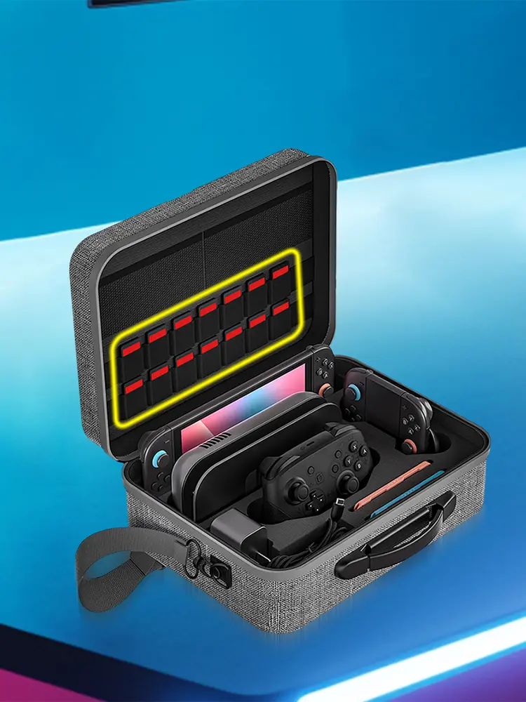 Portable Storage Bag with Handle and Shoulder Strap Travel Case Waterproof and Shockproof Carry Case for Nintendo Switch2