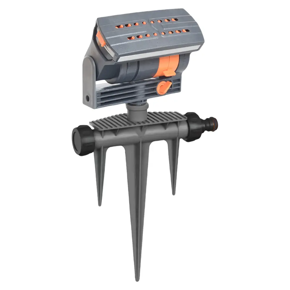 Oscillating Sprinkler Automatic Garden Sprinkler 16 Nozzles Lawn Swing Sprinkler Watering Device for Garden Lawn Patio