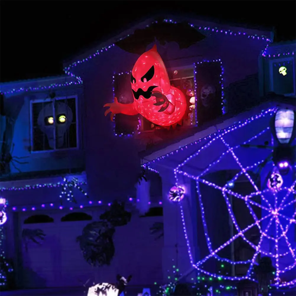 Halloween Inflatables Decorations Window Crasher Ghosts Foldable Balloon Table Ornament for Halloween Indoor Outdoor