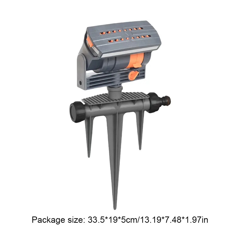 Oscillating Sprinkler Automatic Garden Sprinkler 16 Nozzles Lawn Swing Sprinkler Watering Device for Garden Lawn Patio