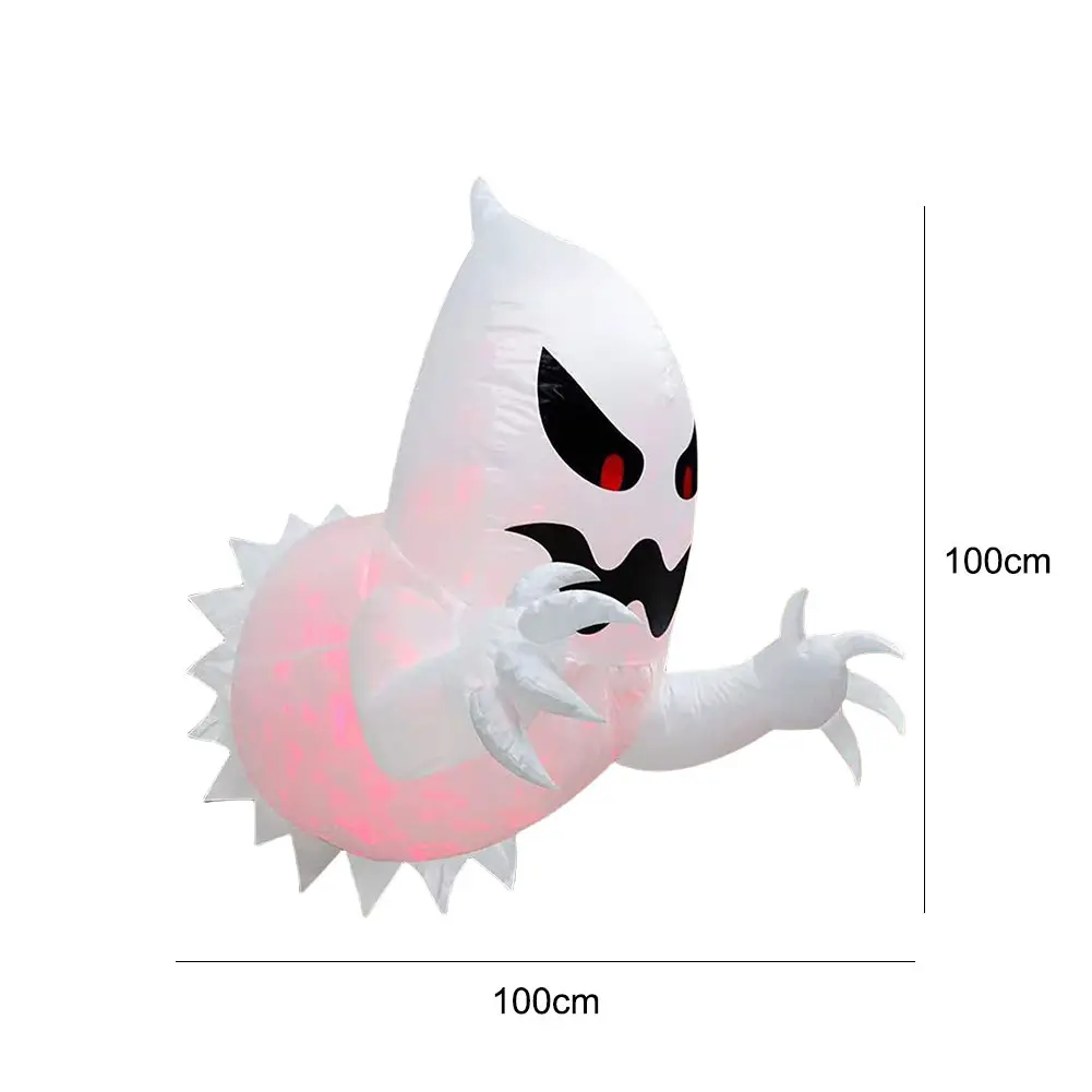 Halloween Inflatables Decorations Window Crasher Ghosts Foldable Balloon Table Ornament for Halloween Indoor Outdoor