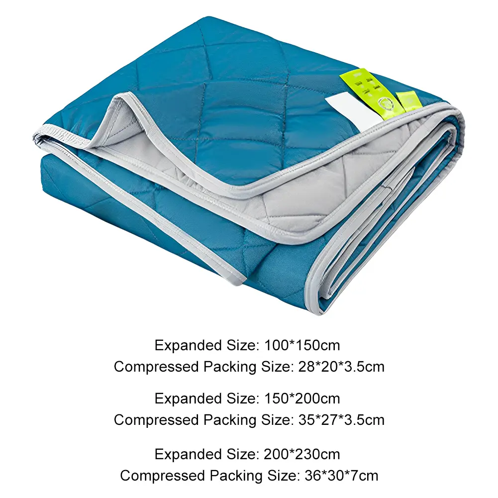 Cold Feeling Quilt Washable Lightweight Cooling Quilts Multi-Function Breathable Bedroom Blanket for Bedroom Living Room