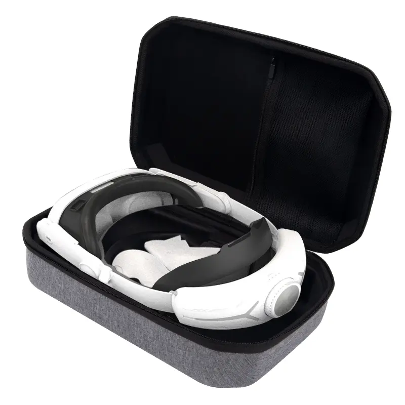 Hard Carry Case with Lens Cover Waterproof Travel Home Storage Bag Shockproof for Meta Quest 3 VR Headset Game Controller