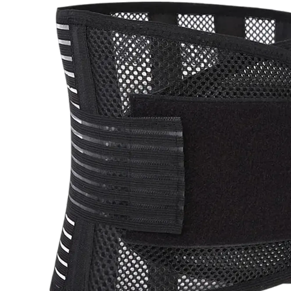 Back Brace Breathable Lumbar Support Belt Adjustable Straps Back Belt Lower Back Waist Brace for Back Sciatica Herniated Disc