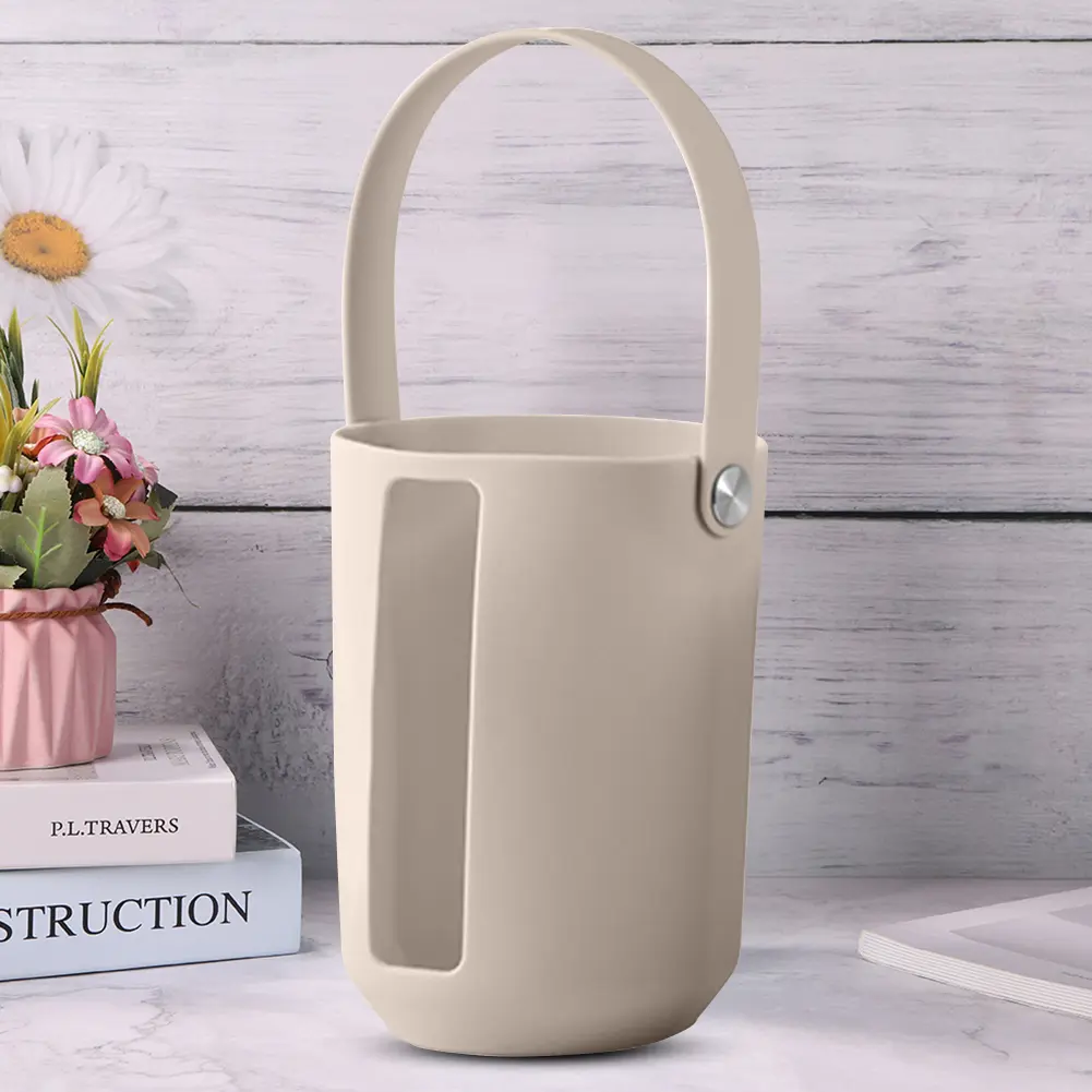 Cup Protective Sleeve Water Bottle Carrier Bag Sleeve Accessories Reusable Water Bottle Boot Silicone for Stanley Cup 40oz