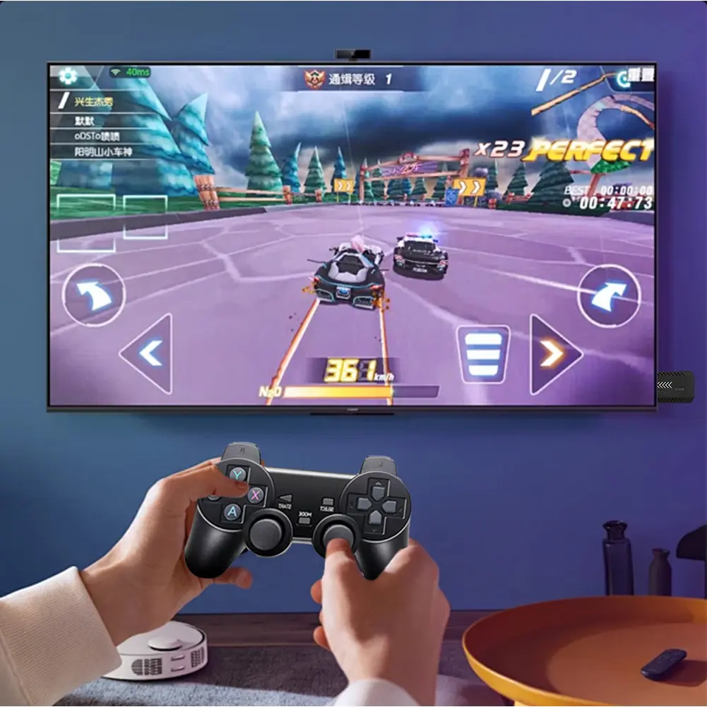 G11 Pro Retro Video Game Console with Over 10000 Classic Games and 4K HDMI Output with Dual Wireless Controllers