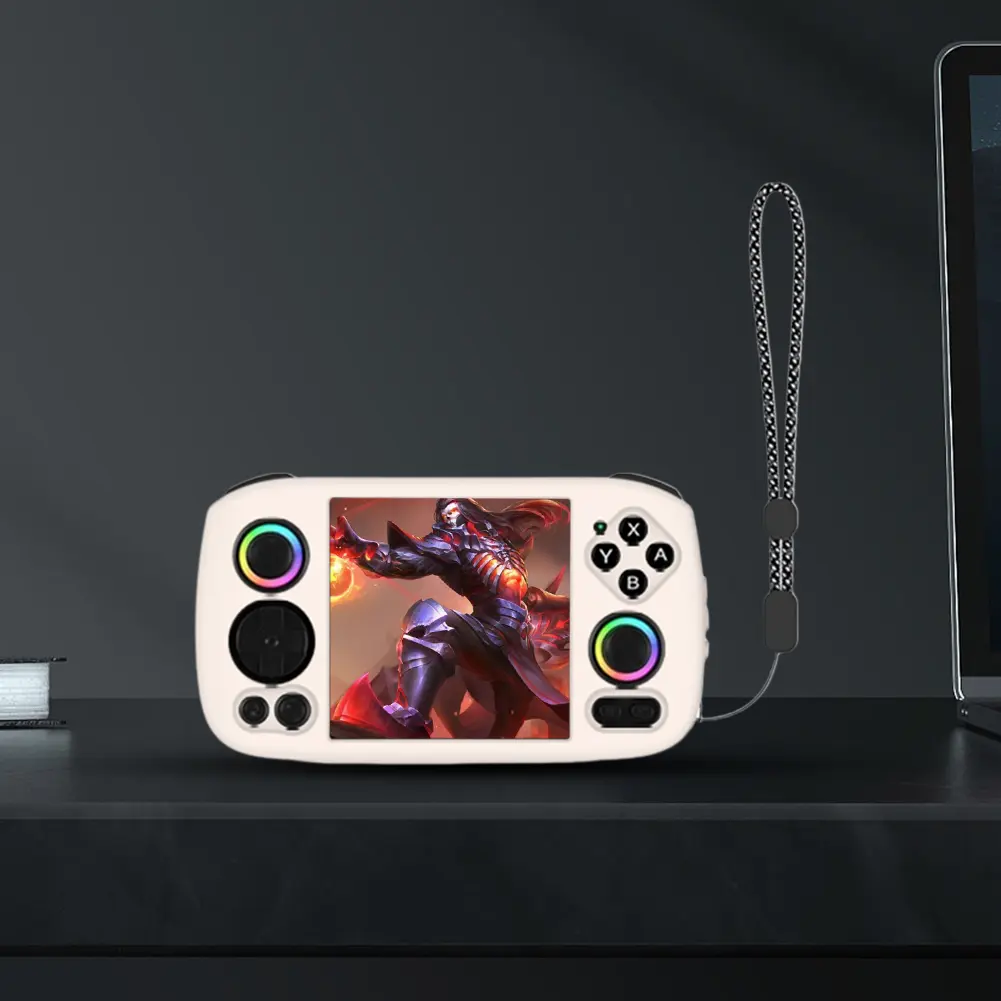 Silicone Shockproof Protective Case Anti-Scratch Soft Skin Cover Case Protector Cover for ANBERNIC RG Cube Handheld Game Console