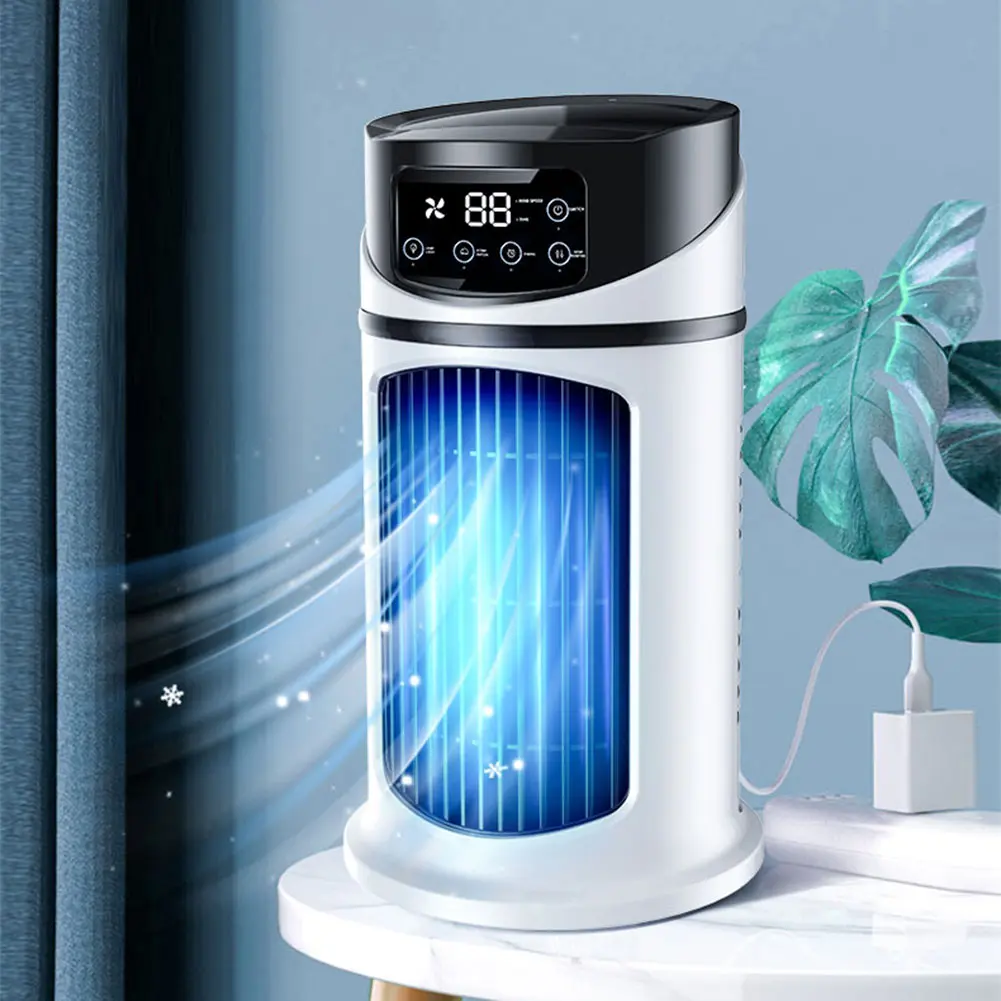 3 in 1 Personal Quiet Table Fan 6 Speeds Adjustable Circulation Wind Air Cooler Desktop Fan for Home Office Desktop