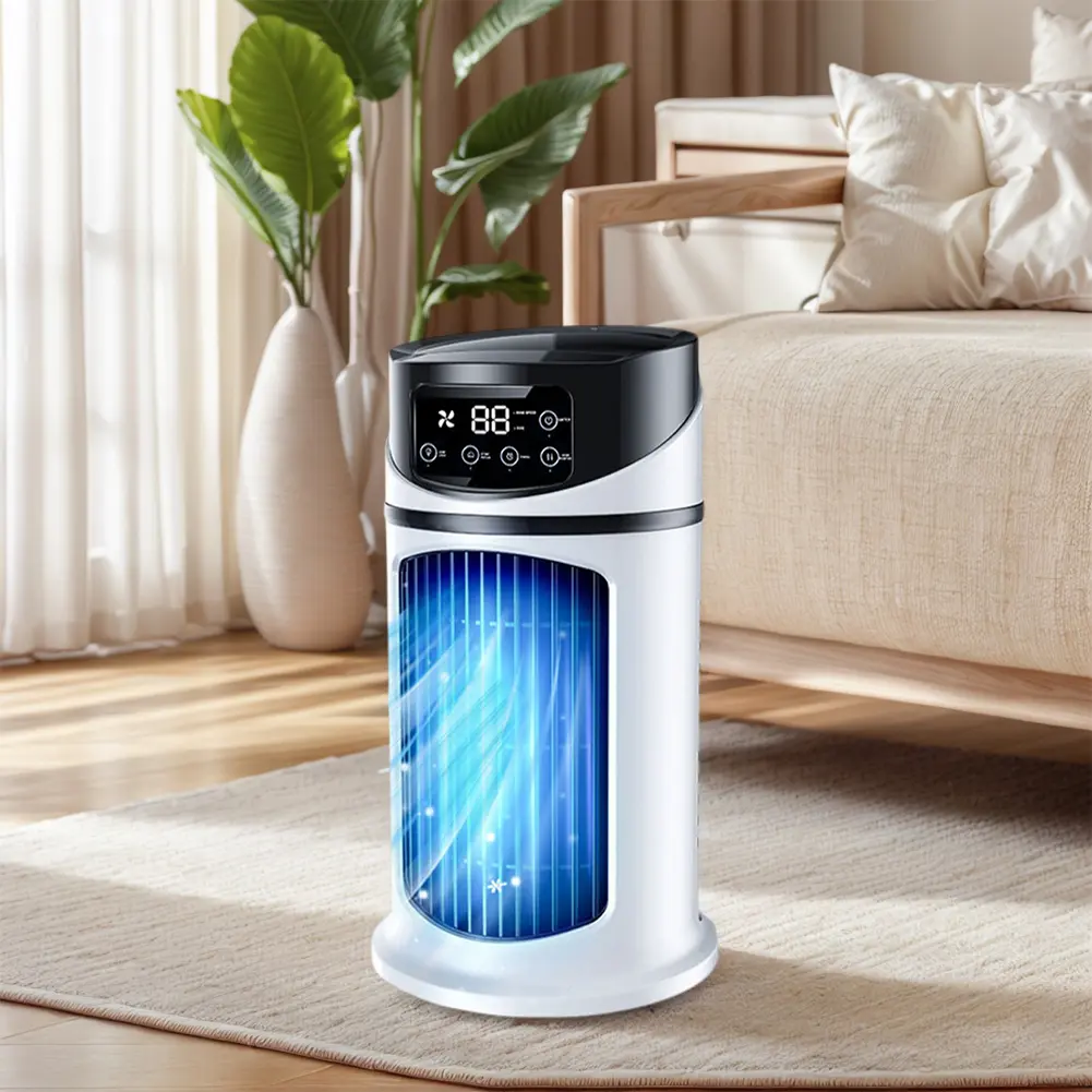 3 in 1 Personal Quiet Table Fan 6 Speeds Adjustable Circulation Wind Air Cooler Desktop Fan for Home Office Desktop
