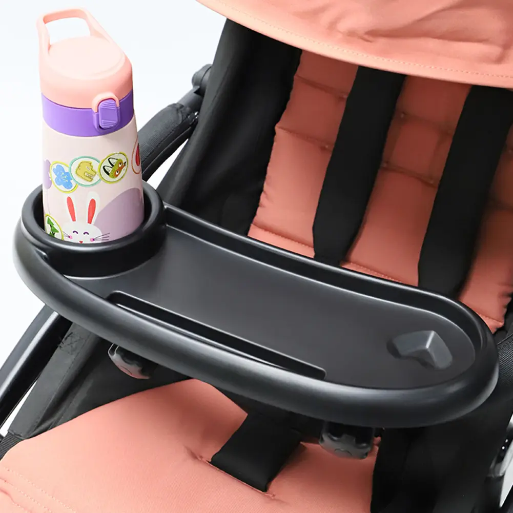 3 In 1 Infant Stroller Dinner Table Tray Removable Stroller Snack Catcher and Drink Holder for Stroller Accessories