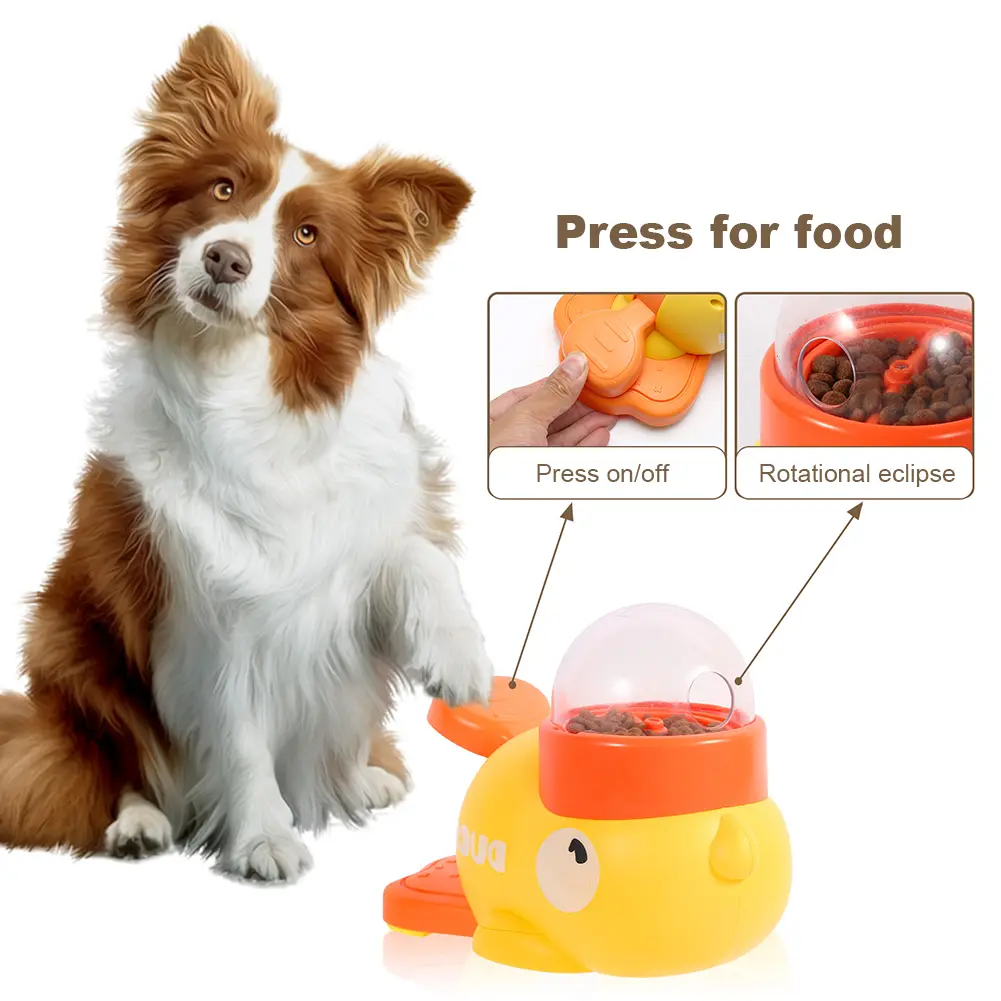 Intelligent Dog Automatic Feeder Dog Snack Feeding Machine Non Slip Pet Feeders Toy Puppy Food Feeder for Dogs Cat Accessories