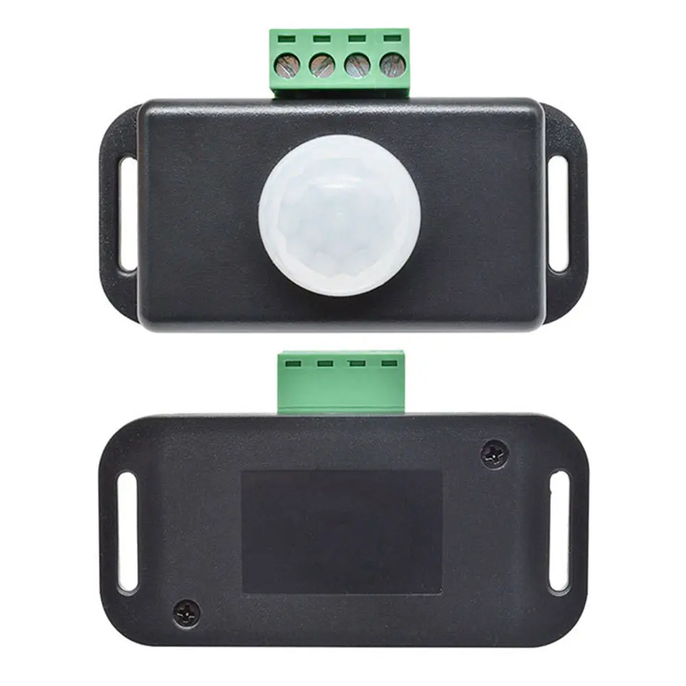 DC 12V 24V 6A Infrared PIR Motion Sensor Detector Switch Automatic Adjust Motion Sensor Detector Switch for LED Strip Light Lamp