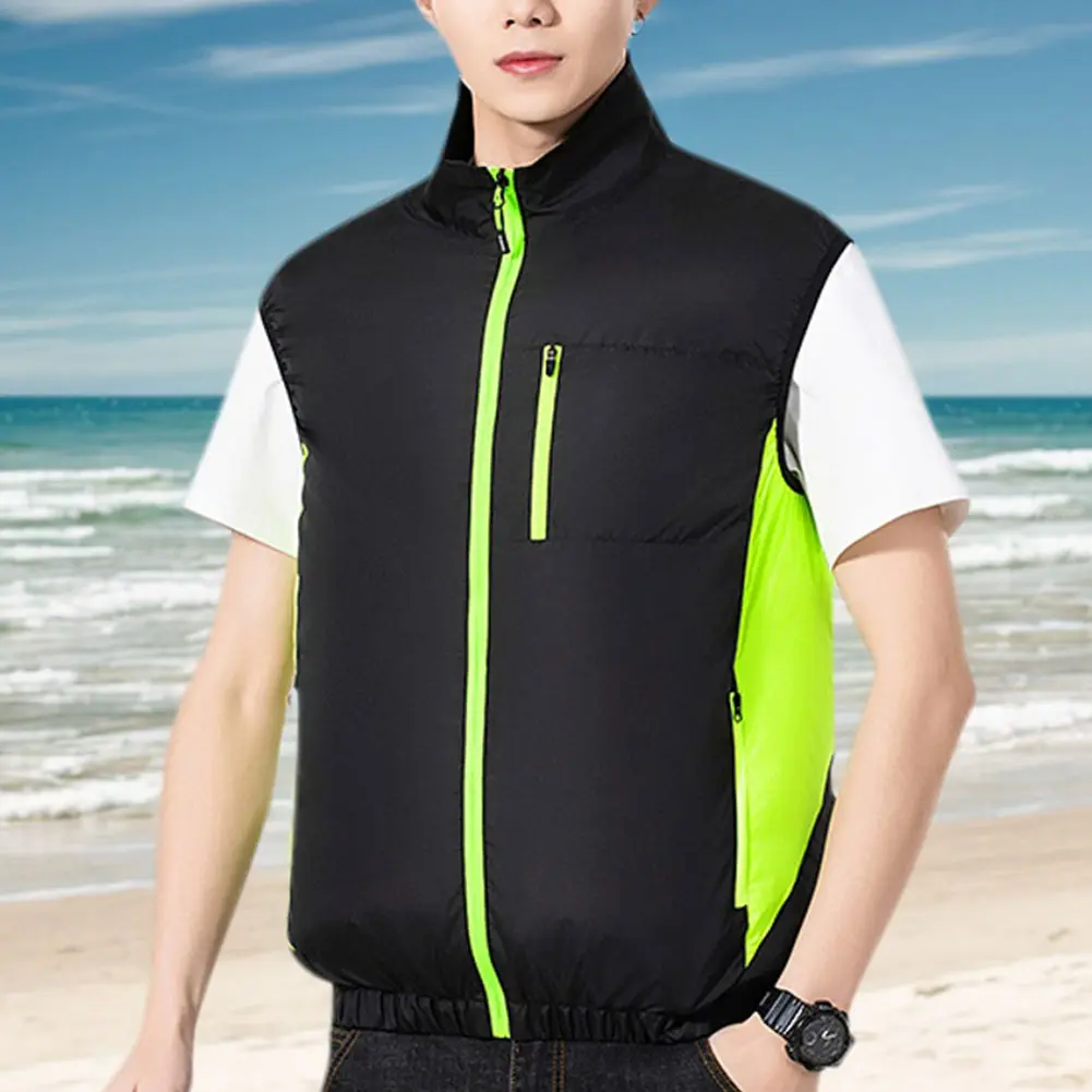 Summer Air-conditioned Clothes for Men Women Cooling Vest Hiking Clothes for High Temperature Work Fishing Vest