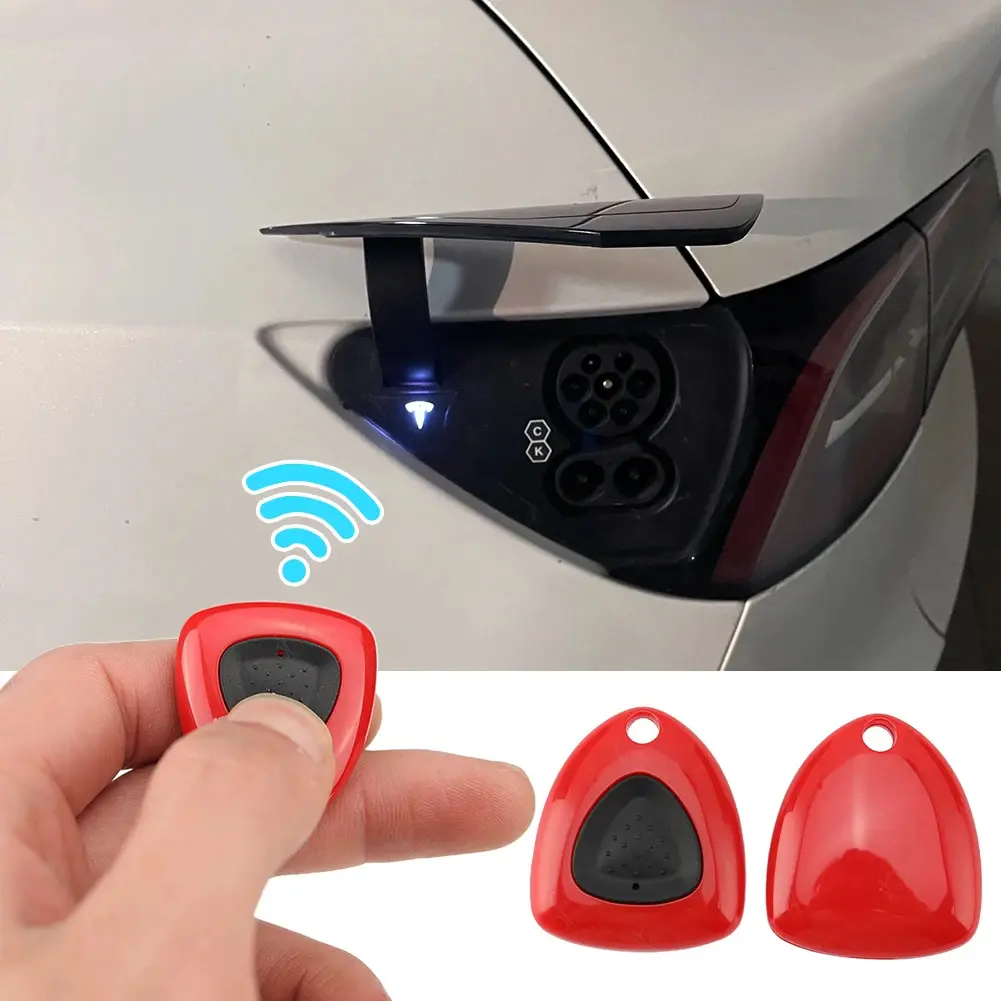 Car Door Open RC Pile Button Direct Use Charger Pile Opening Cover Port Key Chip for Tesla Model Y/3/S/X