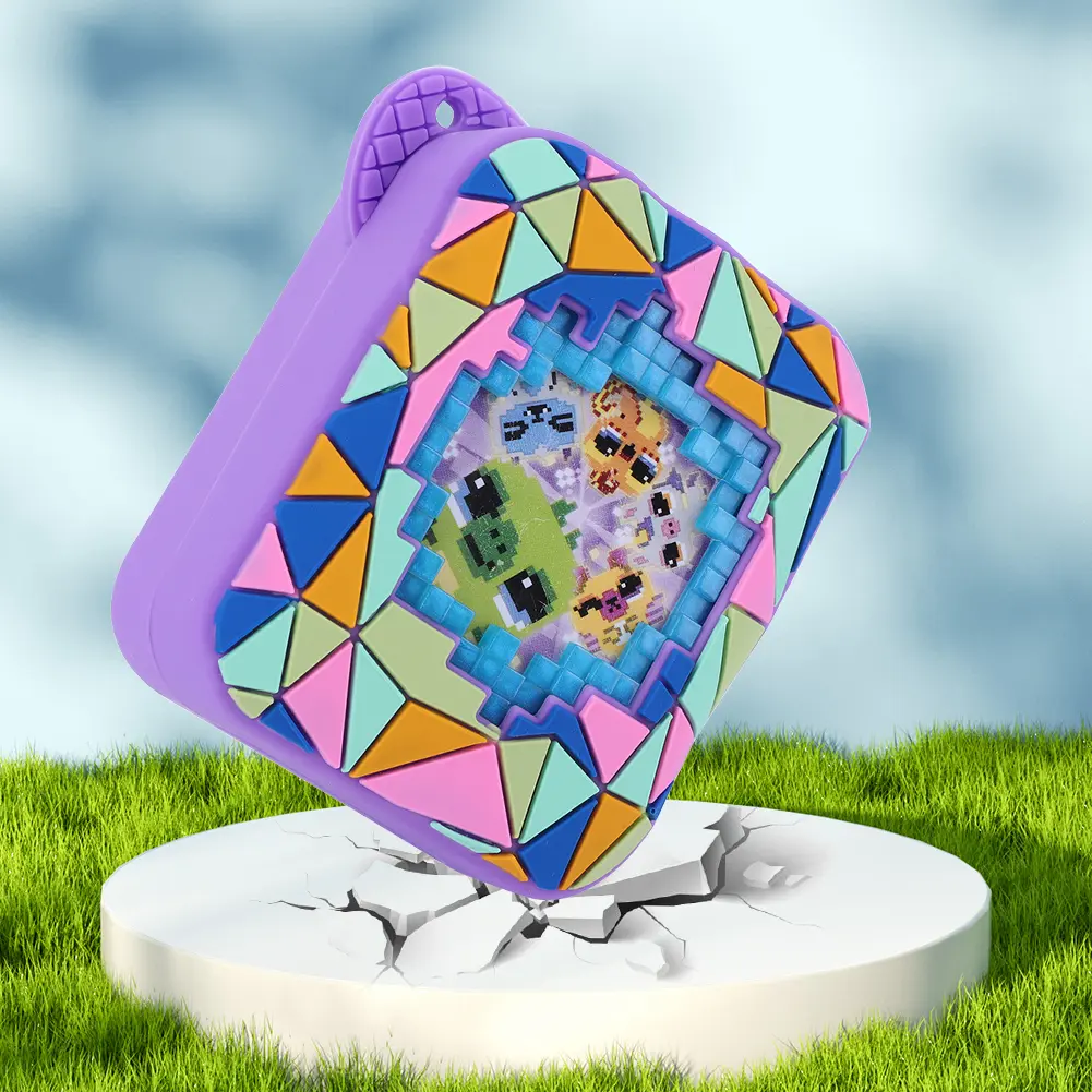 Silicone Case Cover Protective Case Anti-Drop Protective Skin Sleeve Protective Holder Skin for Bitzee Magicals Interactive Toy