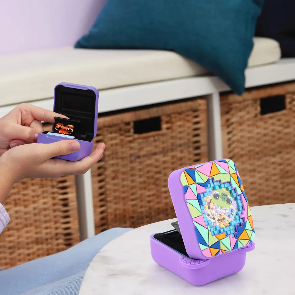 Silicone Case Cover Protective Case Anti-Drop Protective Skin Sleeve Protective Holder Skin for Bitzee Magicals Interactive Toy