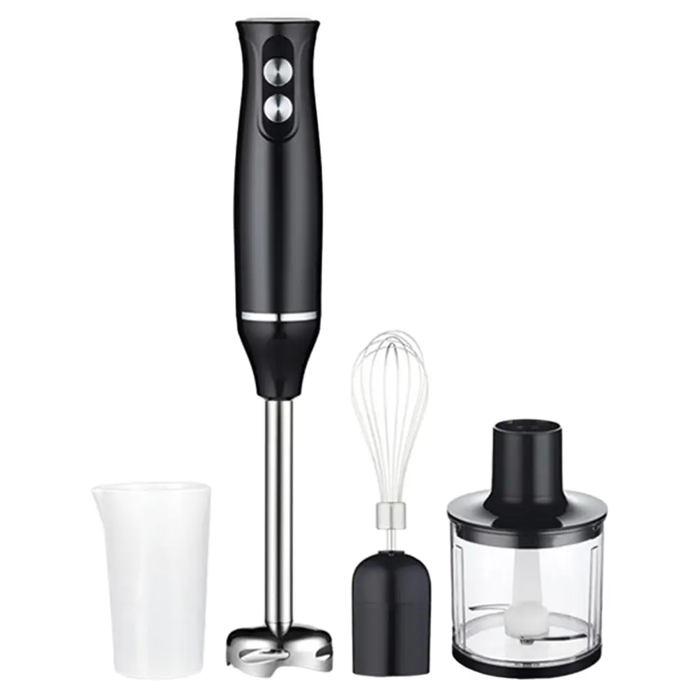 500W Handheld Immersion Blender 500ml Processor 4-In-1 Handheld Stick Mixer Set Whisk Juicer Electric Hand Blender Set