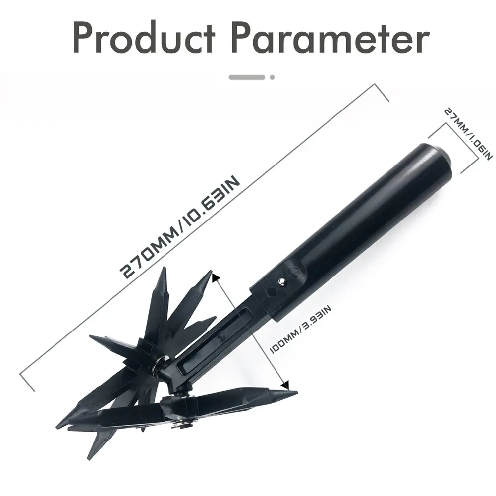2 in 1 Garden Rotary Cultivator Garden Soil Scarifier Tool Lawn Loosening Rotary Tiller for Lawn Vegetable Field and Plantation