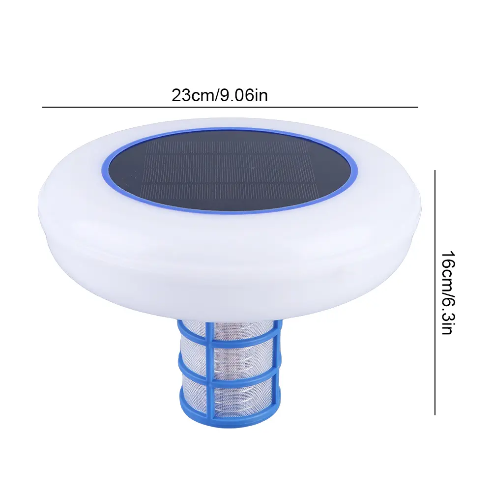 Upgraded Solar Powered Pool Ionizer Purifier Copper Silver Ion Algae Cleaning Equipment Outdoor Swimming Pools Tub Water Clean