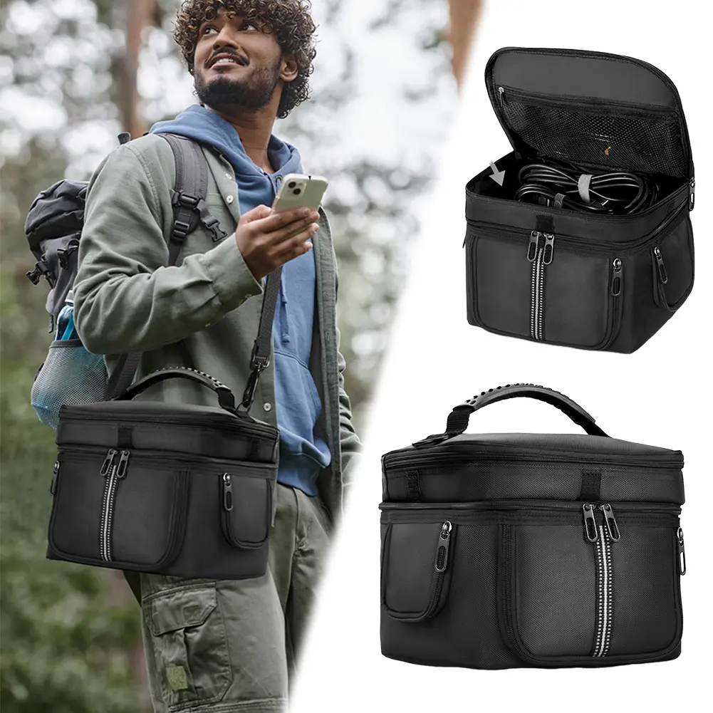 Portable Power Station Bag for Ecoflow Portable Power Station River 3/3 Plus Storage Case Waterproof Travel Carrying Bag