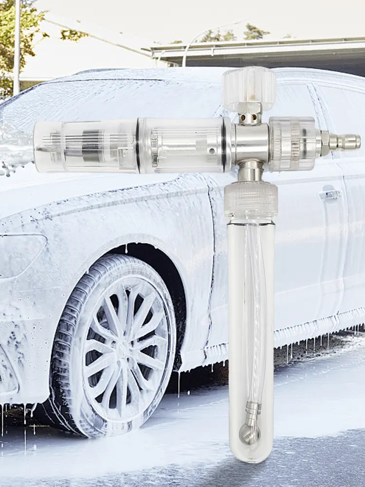 35ml Soap Foam Spray Bottle with 1/4 Inch Quick Connector Pressure Washer Gun Car Wash Foam Sprayer for Cleaning Cars SUVs