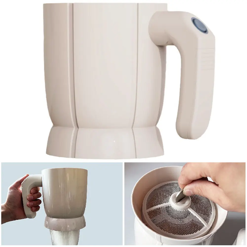 Battery Operated Flour Sieve Easy To Clean Handheld Cooking Baking Tool Flour Strainer for Baking Flour and Powdered Sugar