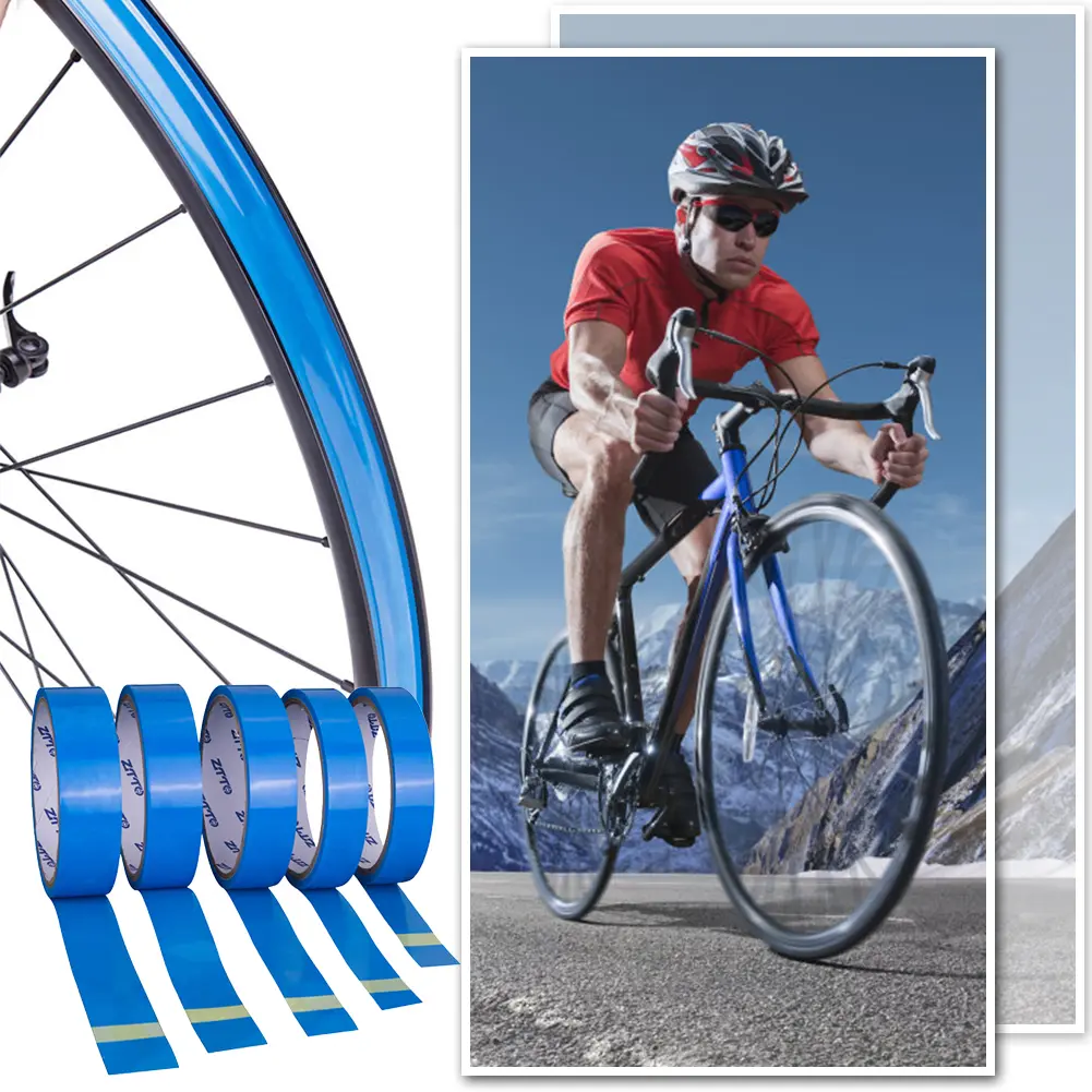 Tubeless Bike Wheel Rim Tape 16/18/21/23/25/27/29/31/33/35mm Bicycle Rim Strip Tape Wear-Resistant Outdoor Bicycle Tires Tool