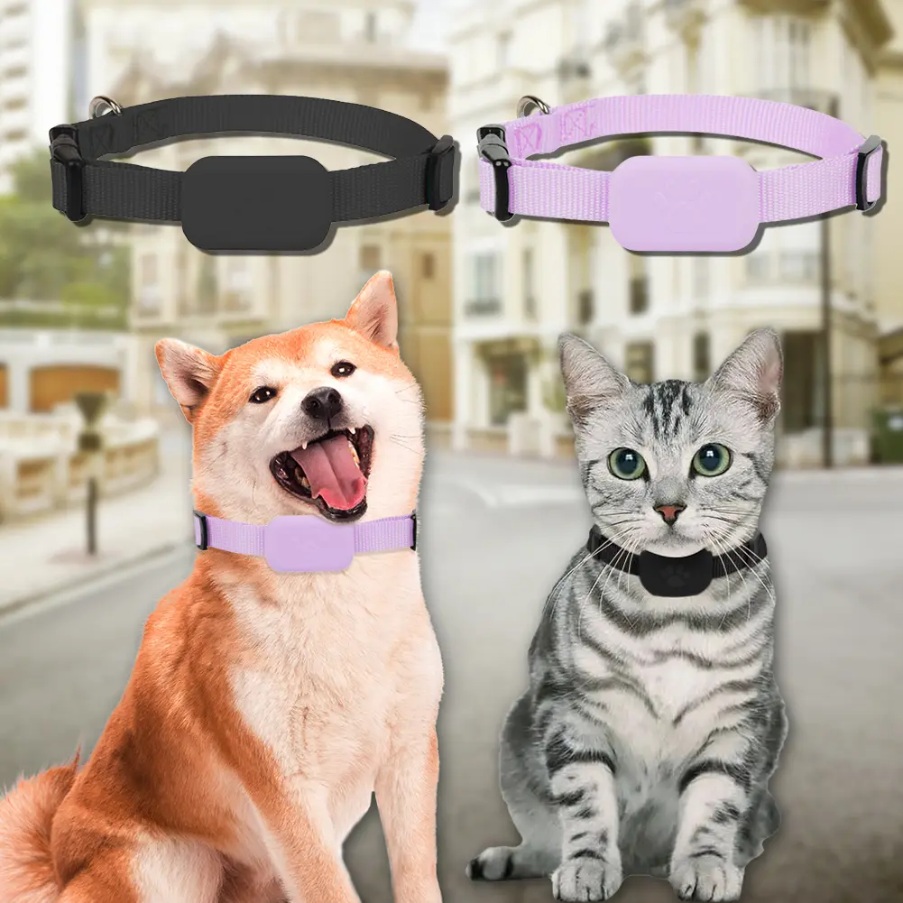 For iOS Puppy Collar Battery Operated Animal Tracking Movement Alert Collar Adjustable Pet Anti Lost Tracker Pet Supplies