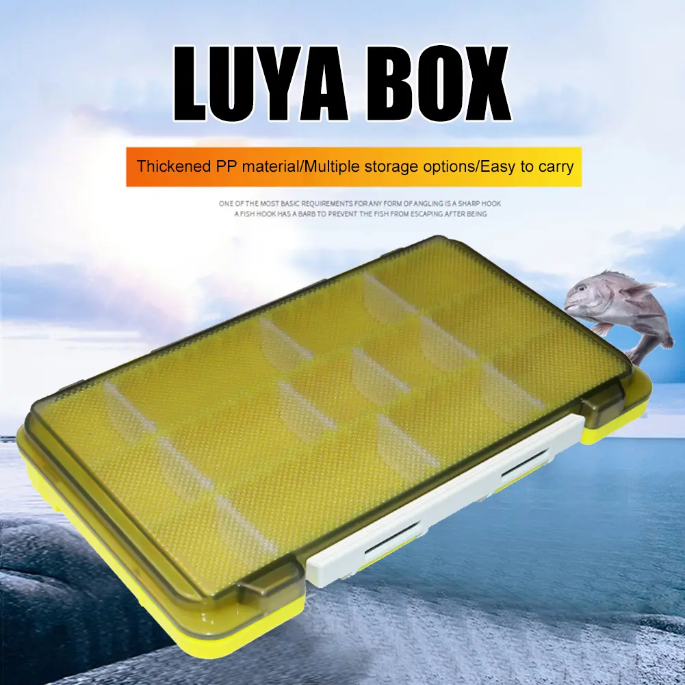 Fishing Lure Portable Box Waterproof Universal Fish Tool Storage Organizer Shockproof Adjustable Patch Fishing Gear Accessories