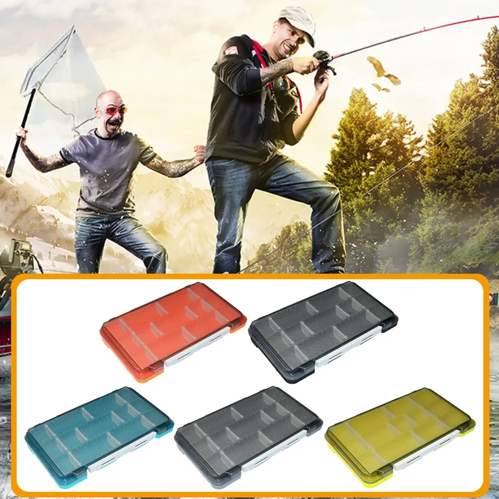Fishing Lure Portable Box Waterproof Universal Fish Tool Storage Organizer Shockproof Adjustable Patch Fishing Gear Accessories